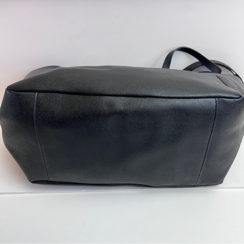 Coach Black Pebbled Leather Diaper Bag - Picture 6 of 8